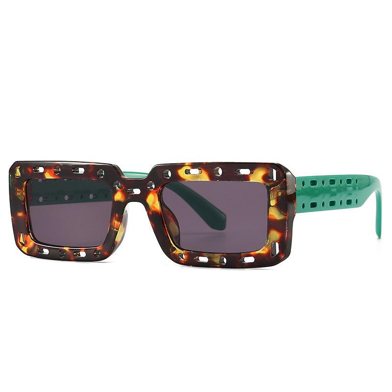(6 PACK) Wholesale Sunglasses Openwork Square 2022 M221905 - Bulk Sunglasses Wholesale