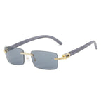 (6 PACK) Rimless Wholesale Sunglasses 2022 M121013 - Bulk Sunglasses Wholesale