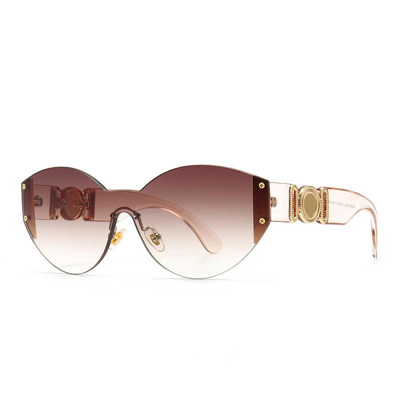 (6 PACK) Rimless Wholesale Sunglasses 2022 Women M220109 - Bulk Sunglasses Wholesale