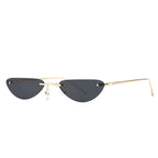 (6 PACK) Wholesale Sunglasses 2022 Rimless Cat Eye M221902 - Bulk Sunglasses Wholesale
