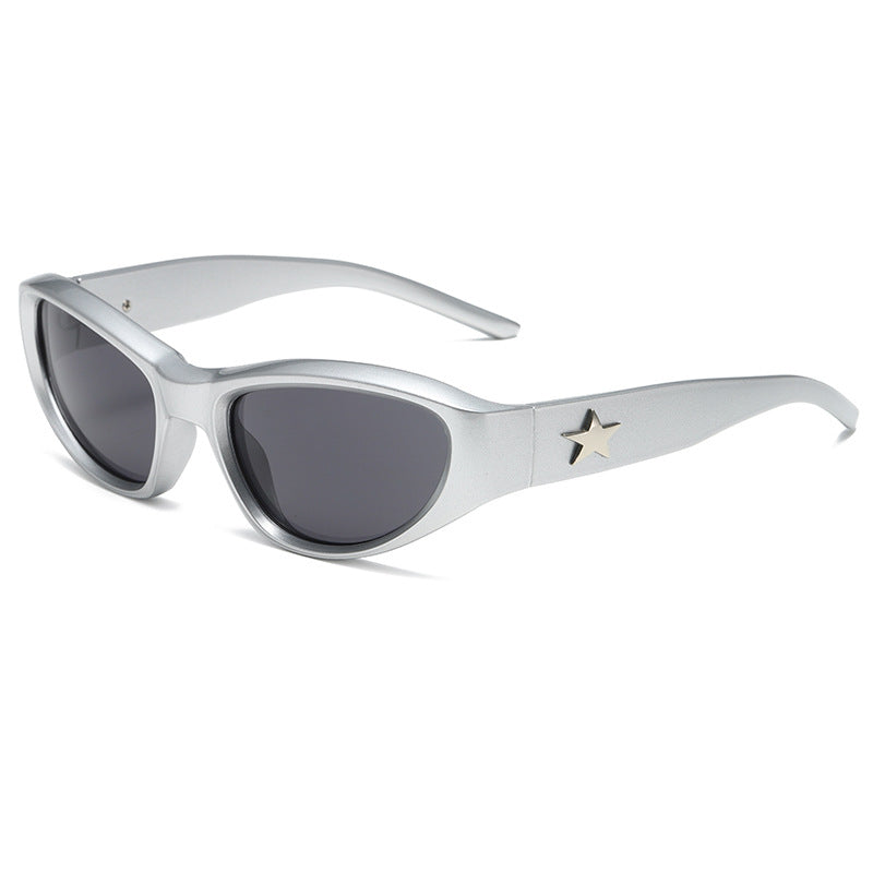 (12 PACK) Wholesale Sunglasses 2023 - BulkSunglassesWholesale.com - Silver Grey
