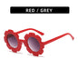 (6 PACK) Wholesale Sunglasses 2023 - BulkSunglassesWholesale.com - Red Frame Gradient Black Lens