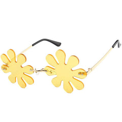 (6 PACK) Wholesale Party Sunglasses Snowflake Flower 2023 M830102 - Bulk Sunglasses Wholesale