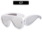 (6 PACK) Wholesale Sunglasses 2023 - BulkSunglassesWholesale.com - Silver Frame Mirrored Lens
