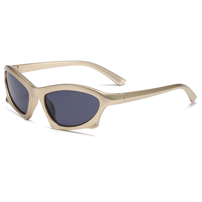 (12 PACK) Wholesale Sunglasses 2023 - BulkSunglassesWholesale.com - Gold Grey
