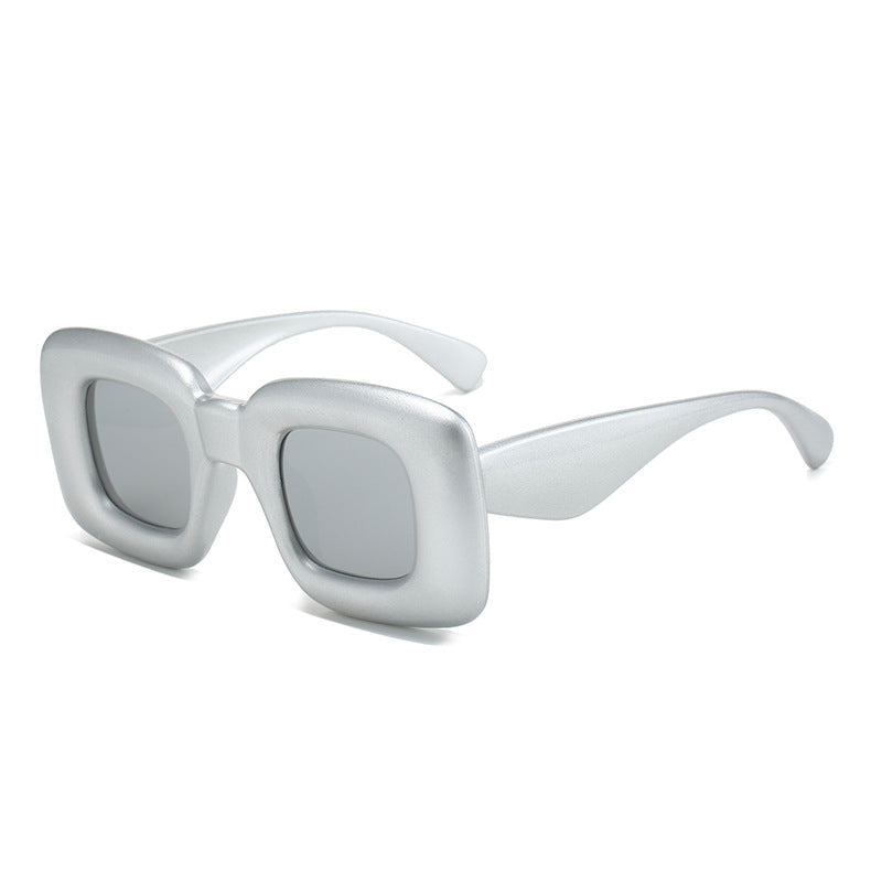 (6 PACK) Wholesale Sunglasses 2023 - BulkSunglassesWholesale.com - Silver Frame Mirrored Lens