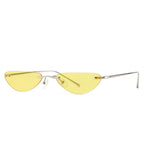 (6 PACK) Wholesale Sunglasses 2022 Rimless Cat Eye M221902 - Bulk Sunglasses Wholesale