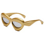 (12 PACK) Wholesale Sunglasses 2023 - BulkSunglassesWholesale.com - Gold Silver