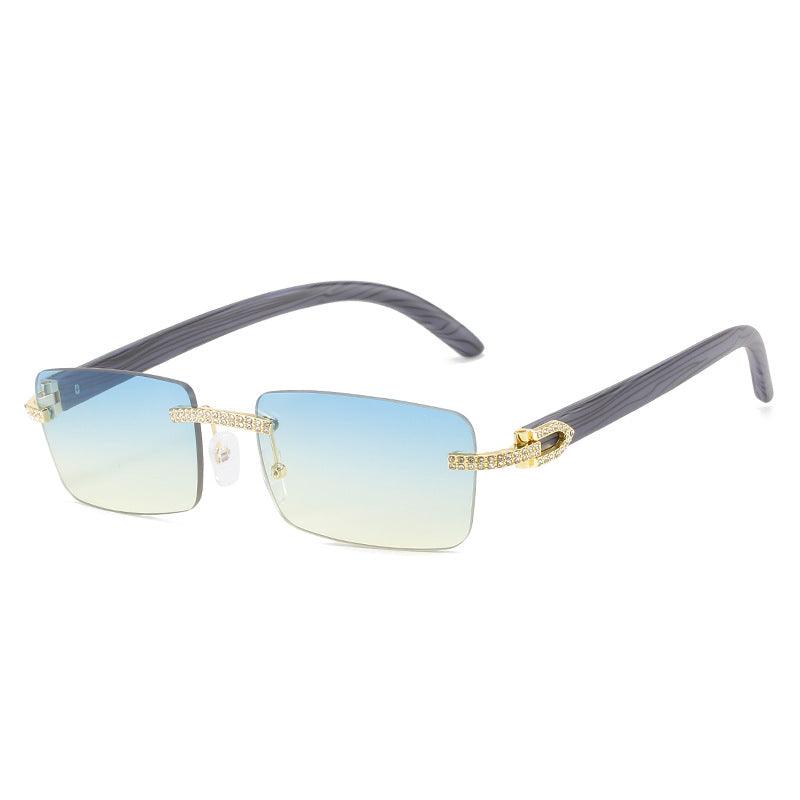 (6 PACK) Rimless Wholesale Sunglasses 2022 M121013 - Bulk Sunglasses Wholesale