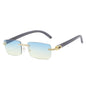 (6 PACK) Rimless Wholesale Sunglasses 2022 M121013 - Bulk Sunglasses Wholesale