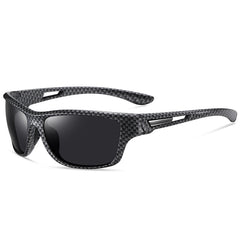 (6 PACK) Wholesale Sports Sunglasses 2023 - BulkSunglassesWholesale.com - Black Frame Black Black Lens ()