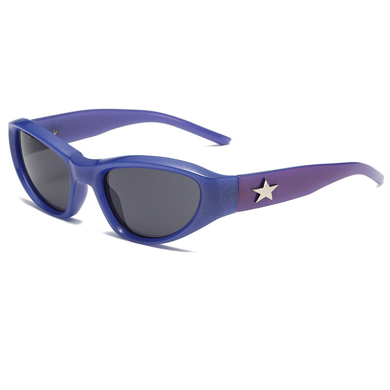 (12 PACK) Wholesale Sunglasses 2023 - BulkSunglassesWholesale.com - Blue Purple Grey