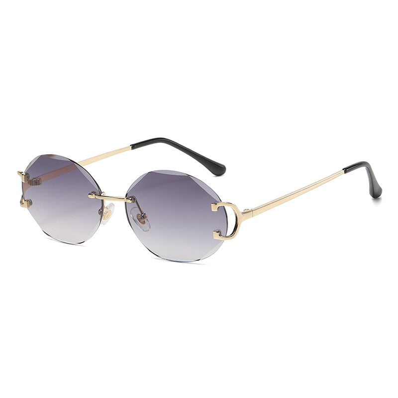 (6 PACK) Wholesale Sunglasses 2023 - BulkSunglassesWholesale.com - Gold Frame Gradient Black