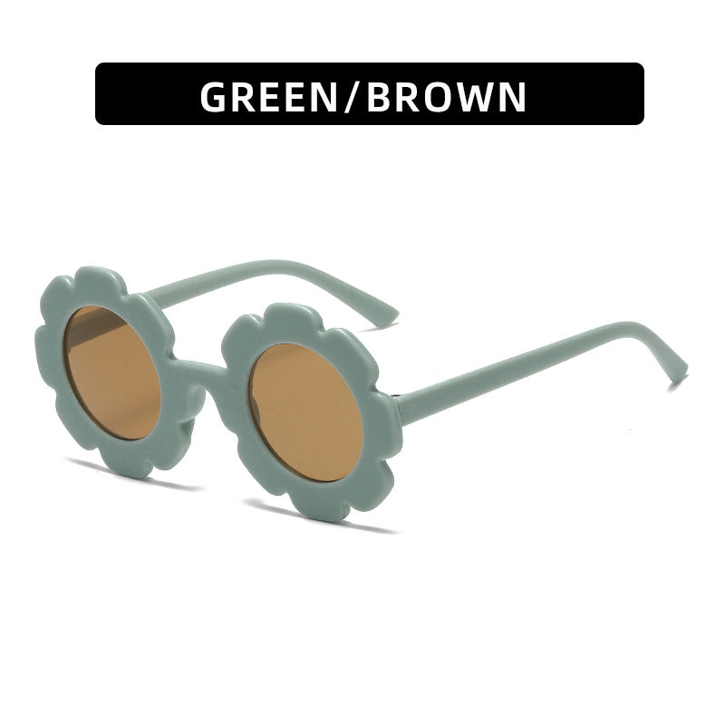 (6 PACK) Wholesale Sunglasses 2023 - BulkSunglassesWholesale.com - Green Frame Tea Lens
