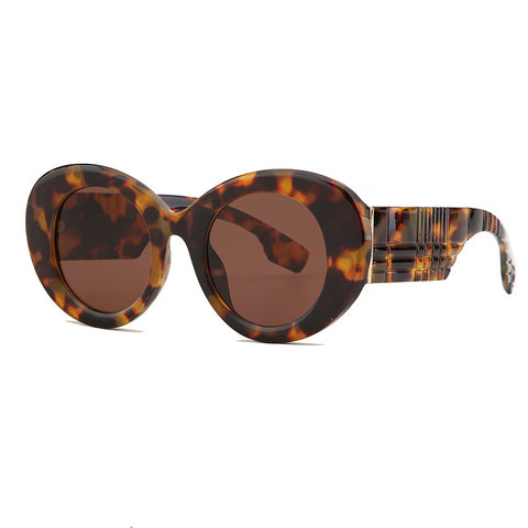 (6 PACK) Wholesale Sunglasses 2023 - BulkSunglassesWholesale.com - Leopard Print Tea Lens