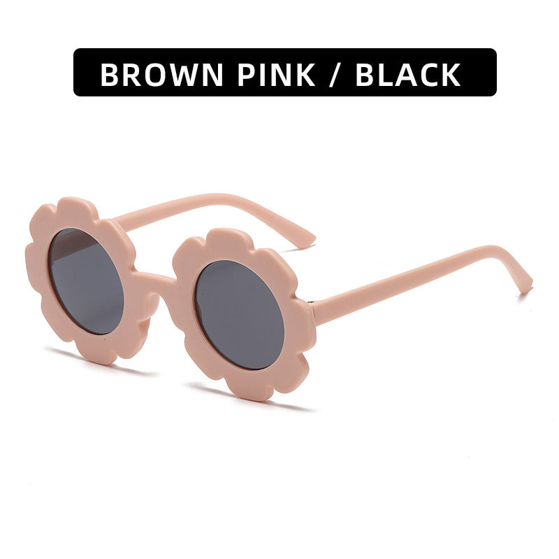 (6 PACK) Wholesale Sunglasses 2023 - BulkSunglassesWholesale.com - Matt Beige Pink Black Lens