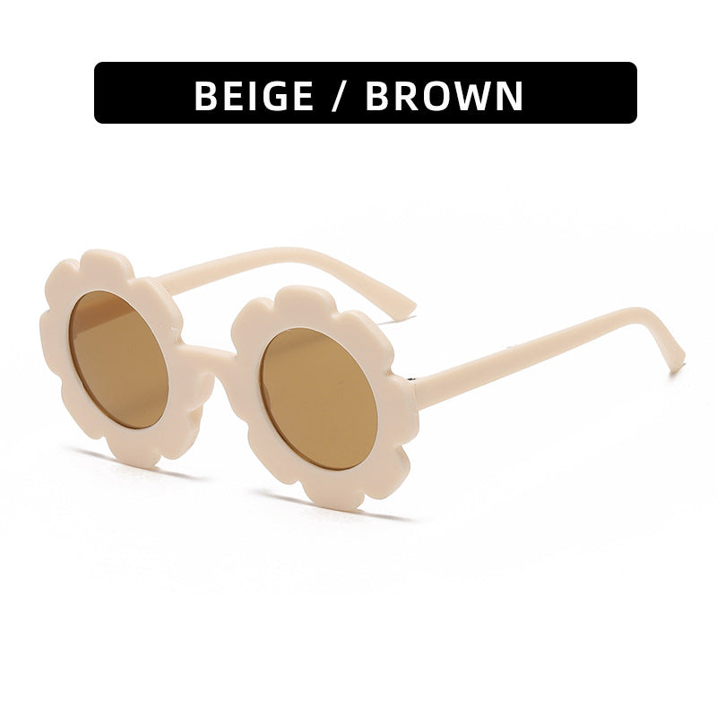(6 PACK) Wholesale Sunglasses 2023 - BulkSunglassesWholesale.com - Beige White Frame Tea Lens