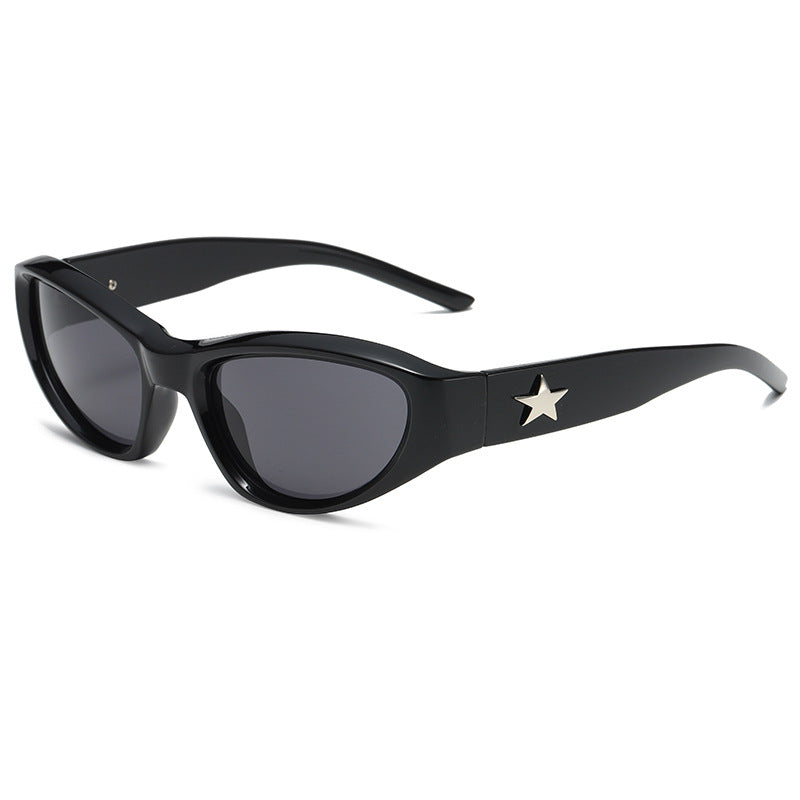 (12 PACK) Wholesale Sunglasses 2023 - BulkSunglassesWholesale.com - Shiny Black Grey