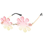(6 PACK) Wholesale Party Sunglasses Snowflake Flower 2023 M830102 - Bulk Sunglasses Wholesale