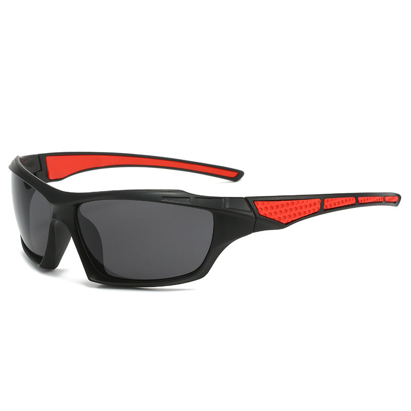 (12 PACK) Wholesale Sports Sunglasses New Arrival Unisex Outdoor Night Vision Cycling Sport 2024 - BulkSunglassesWholesale.com - Black Frame Black Lens