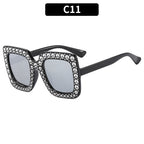 (6 PACK) Wholesale Sunglasses Kids Square Fashion 2023 - BulkSunglassesWholesale.com - Shiny Black Frame Mirrored Lens