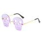 (6 PACK) Wholesale Skull Sunglasses 2022 M124303 - Bulk Sunglasses Wholesale