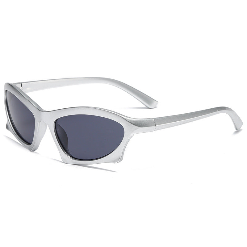 (12 PACK) Wholesale Sunglasses 2023 - BulkSunglassesWholesale.com - Silver Grey