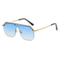 (6 PACK) Wholesale Sunglasses 2023 - BulkSunglassesWholesale.com - Gold Frame Gradient Blue