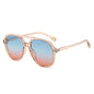 (6 PACK) Wholesale Sunglasses Polarized Unisex Classic Aviator Aviator 2024 - BulkSunglassesWholesale.com - Champagne Frame Blue Red Lens