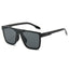 (6 PACK) Wholesale Sunglasses New Arrival Square Trendy Unique Unisex Oversized 2023 - BulkSunglassesWholesale.com - Shiny Black Frame Black Black Lens