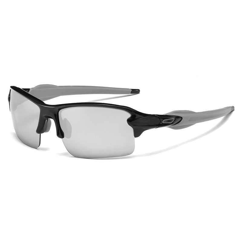 (12 PACK) Wholesale Sports Sunglasses 2023 - BulkSunglassesWholesale.com - Mirrored Lens