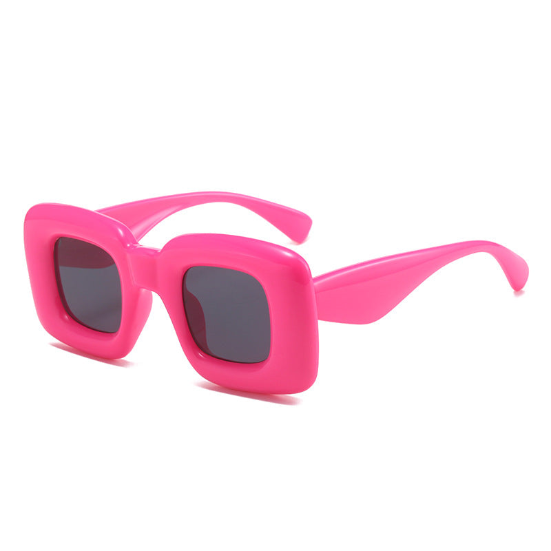 (6 PACK) Wholesale Sunglasses 2023 - BulkSunglassesWholesale.com - Red Frame Black Lens