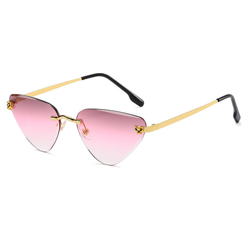 (6 PACK) Wholesale Sunglasses 2023 - BulkSunglassesWholesale.com - Gold Frame Grey Red White