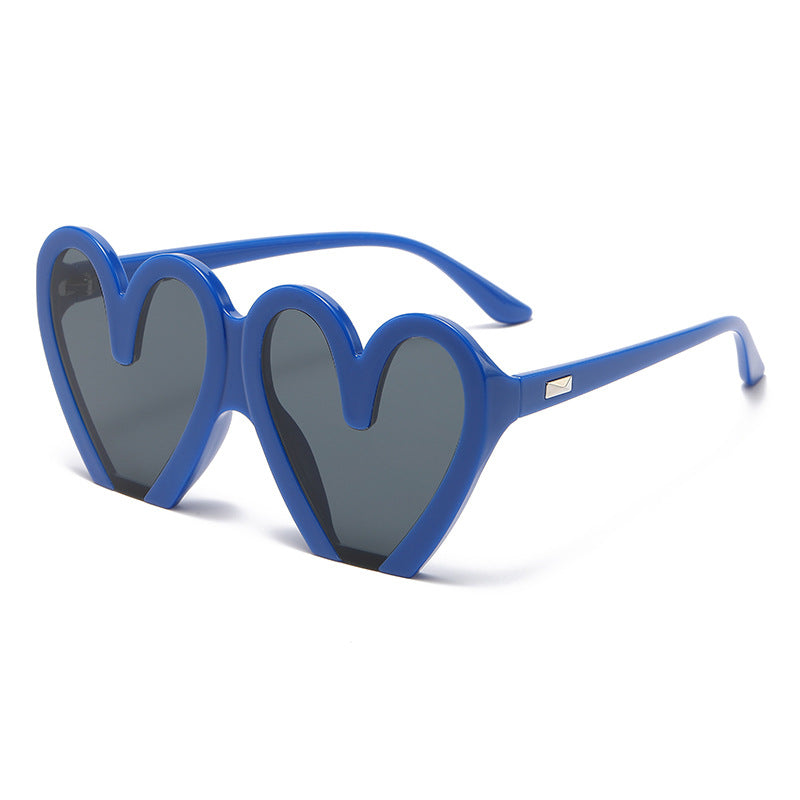 (6 PACK) Wholesale Sunglasses 2023 - BulkSunglassesWholesale.com - Blue Frame Grey