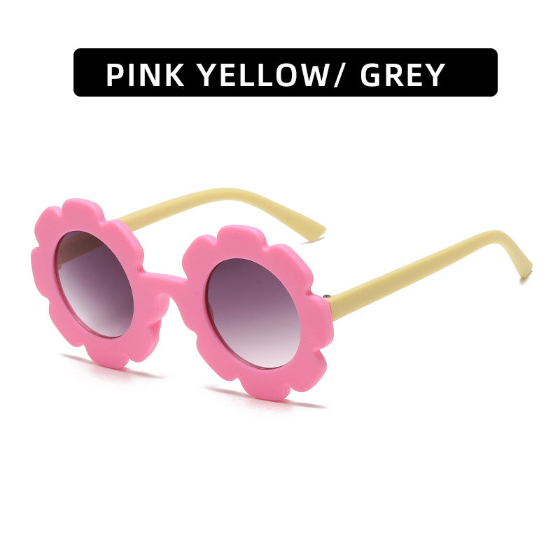 (6 PACK) Wholesale Sunglasses 2023 - BulkSunglassesWholesale.com - Pink Frame Yellow Temple Gradient Black Lens