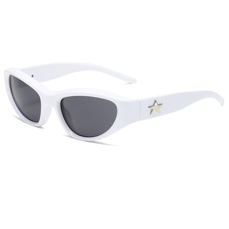 (12 PACK) Wholesale Sunglasses 2023 - BulkSunglassesWholesale.com - White Grey
