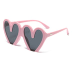 (6 PACK) Wholesale Sunglasses 2023 - BulkSunglassesWholesale.com - Pink Frame Grey