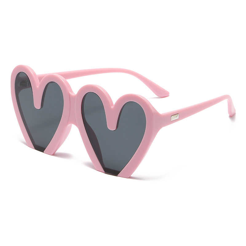 (6 PACK) Wholesale Sunglasses 2023 - BulkSunglassesWholesale.com - Pink Frame Grey