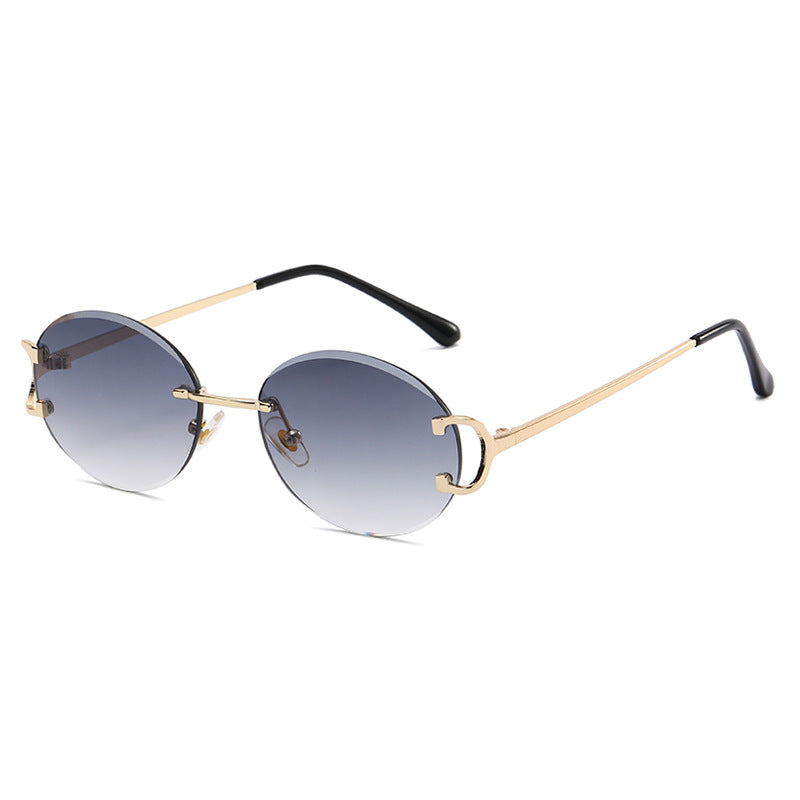 (6 PACK) Wholesale Sunglasses 2023 - BulkSunglassesWholesale.com - Gold Frame Gradient Black