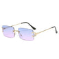 (6 PACK) Rimless Wholesale Sunglasses 2022 M520104 - Bulk Sunglasses Wholesale