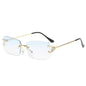 (6 PACK) Rimless Wholesale Sunglasses 2022 M520104 - Bulk Sunglasses Wholesale