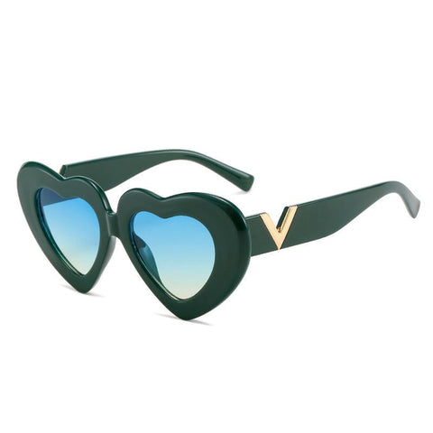 (6 PACK) Heart Shaped Wholesale Sunglasses 2022 M115214 - Bulk Sunglasses Wholesale