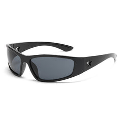 (6 PACK) Wholesale Sunglasses 2023 - BulkSunglassesWholesale.com - Black Frame Grey