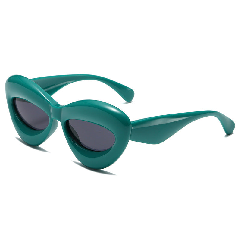 (12 PACK) Wholesale Sunglasses 2023 - BulkSunglassesWholesale.com - Green Grey