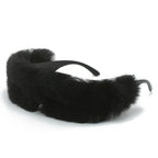 (6 PACK) Wholesale Fluffy Fur Sunglasses 2022 M124626 - Bulk Sunglasses Wholesale