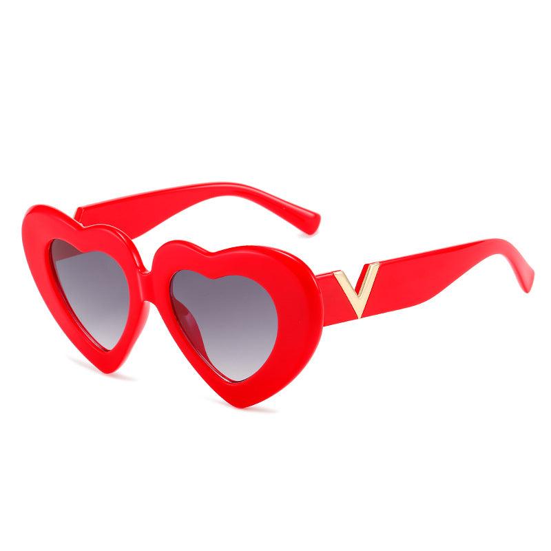 (6 PACK) Heart Shaped Wholesale Sunglasses 2022 M115214 - Bulk Sunglasses Wholesale