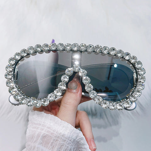 (6 PACK) Wholesale Sunglasses 2023 - BulkSunglassesWholesale.com - Silver Frame Mirrored Lens White