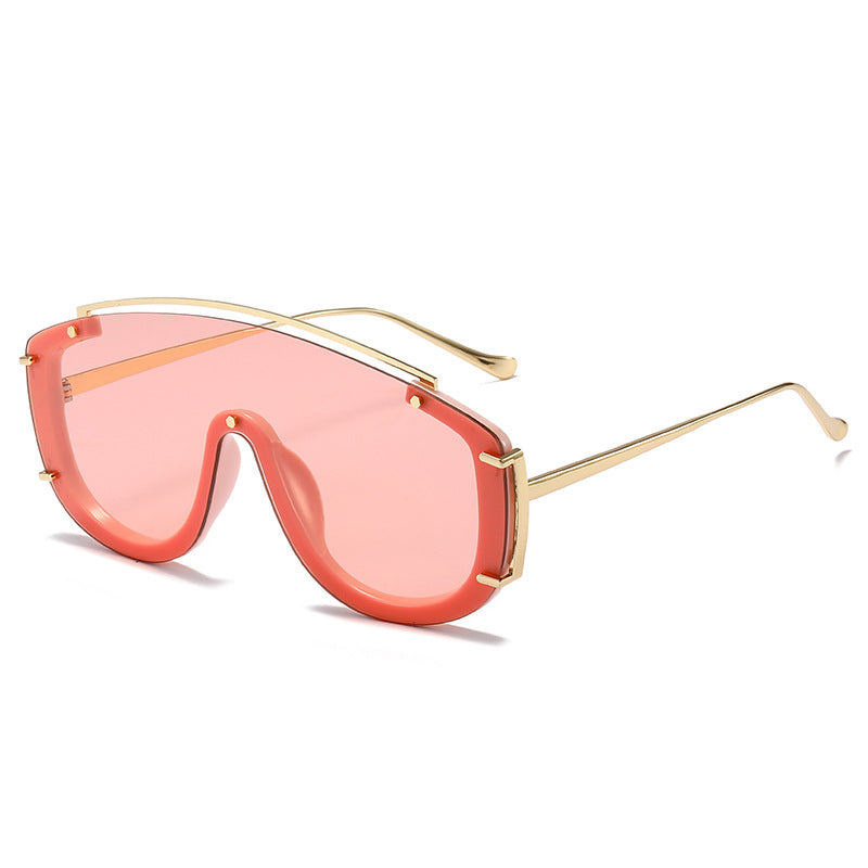 (6) PACK Wholesale Sunglasses 2023 - BulkSunglassesWholesale.com - Pink Frame Pink Lens