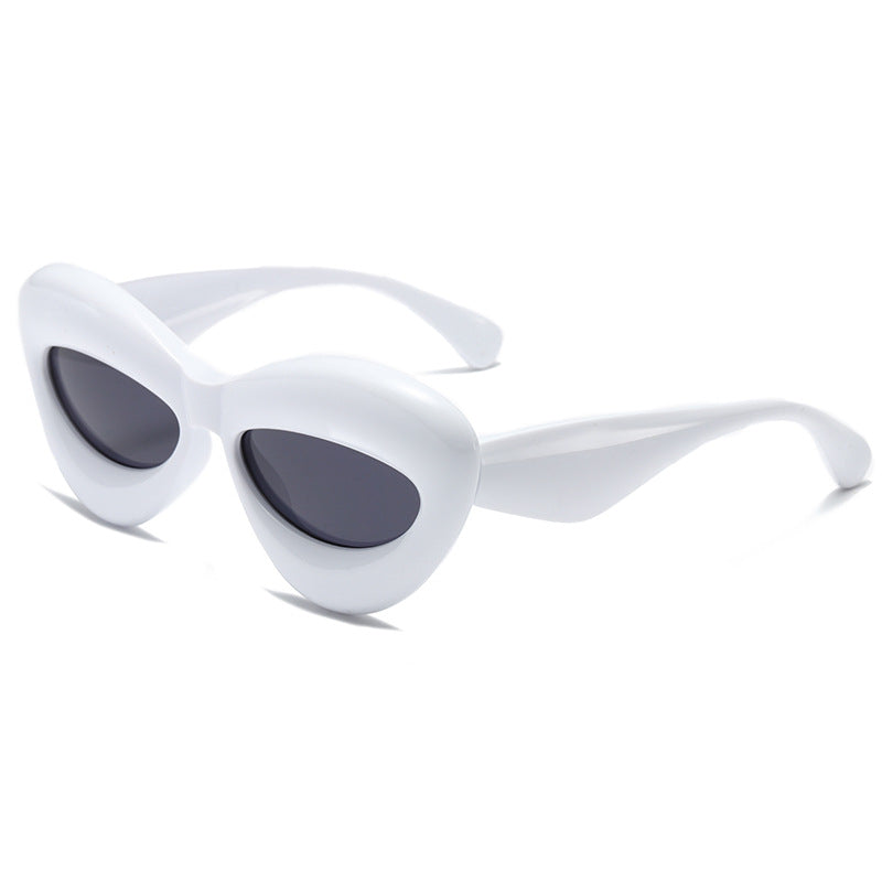 (12 PACK) Wholesale Sunglasses 2023 - BulkSunglassesWholesale.com - White Grey