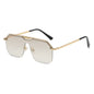 (6 PACK) Wholesale Sunglasses 2023 - BulkSunglassesWholesale.com - Gold Frame White